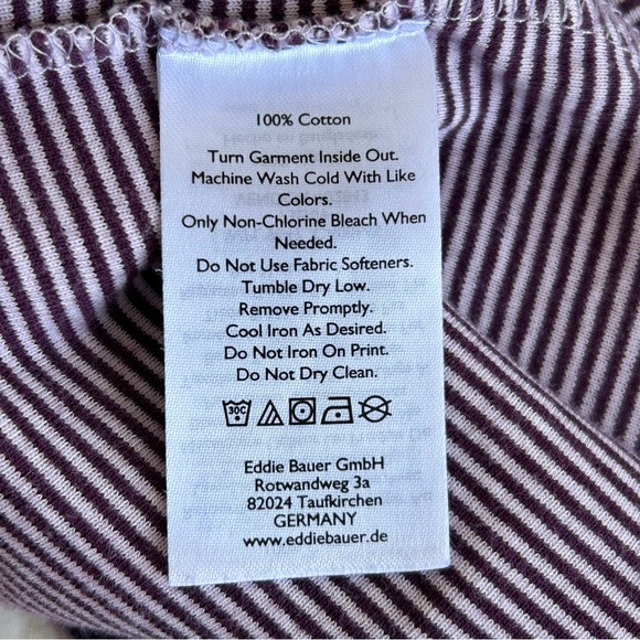 Eddie Bauer Stripe Sleeveless Mock Neck Tank Top - Picture 9 of 11